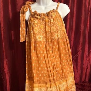 Spell & The Gypsy Collective Size Small Orange Floral Sundress
